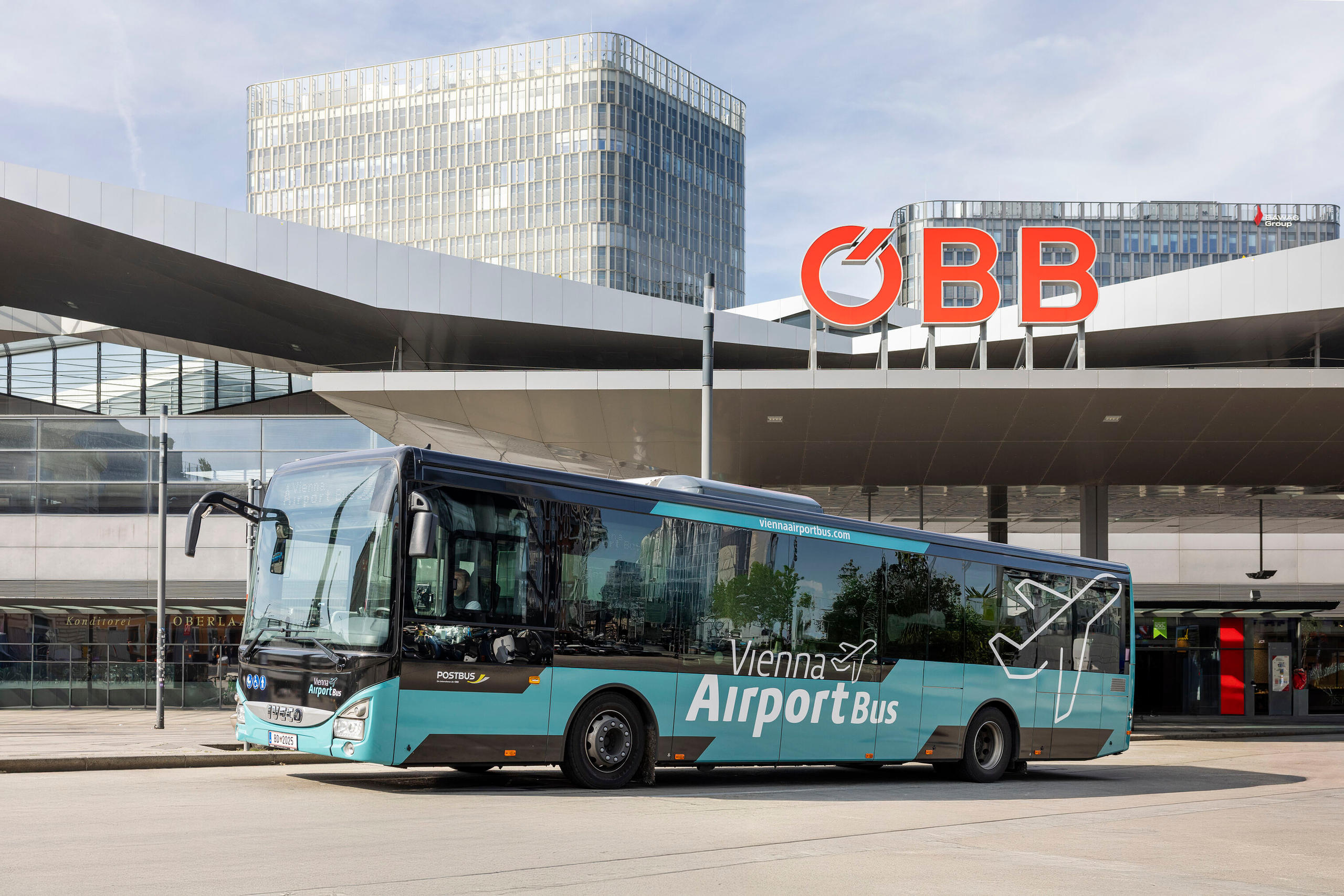 Vienna Airport Bus à la gare centrale de Vienne