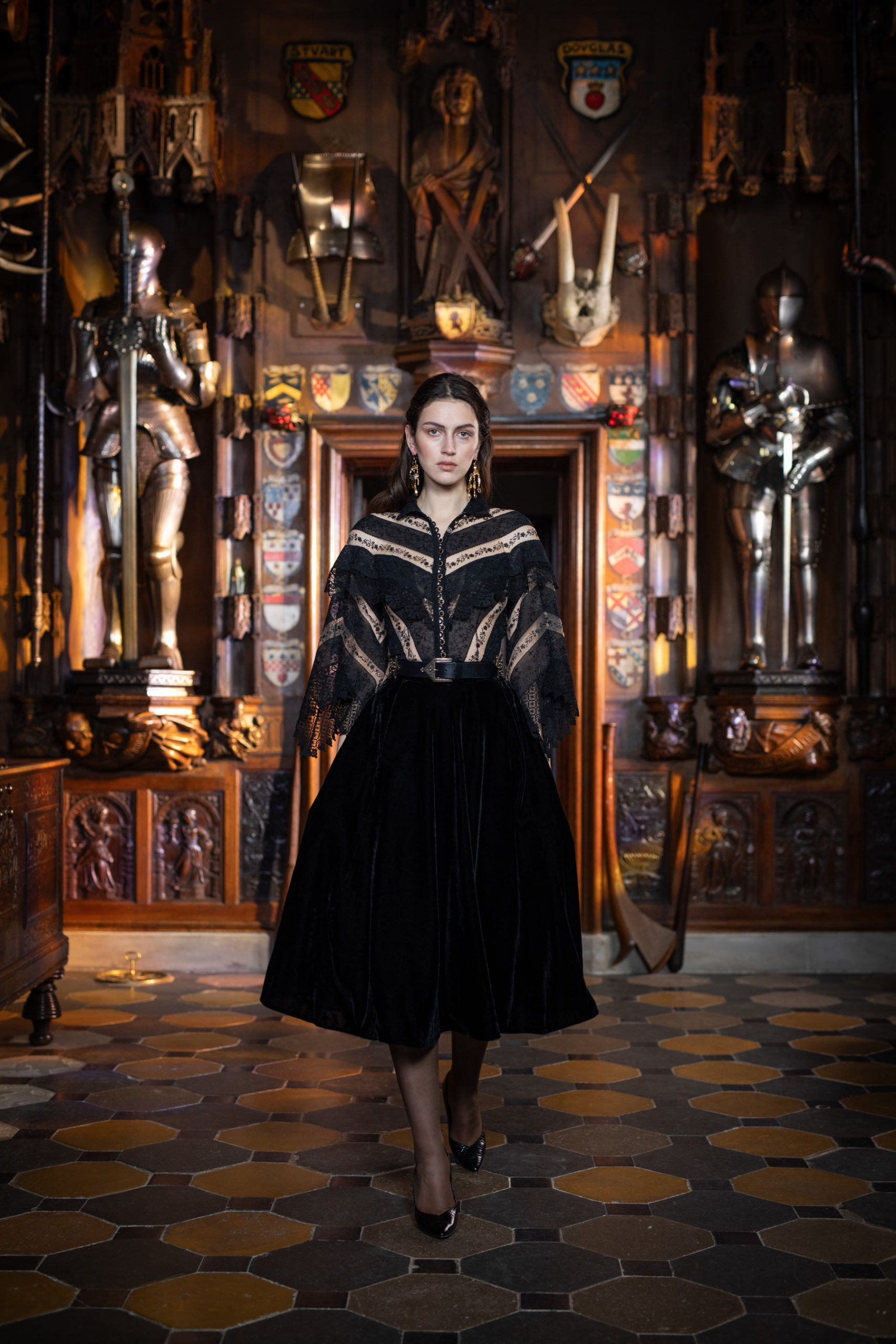 Woman wearing fashion by Lena Hoschek