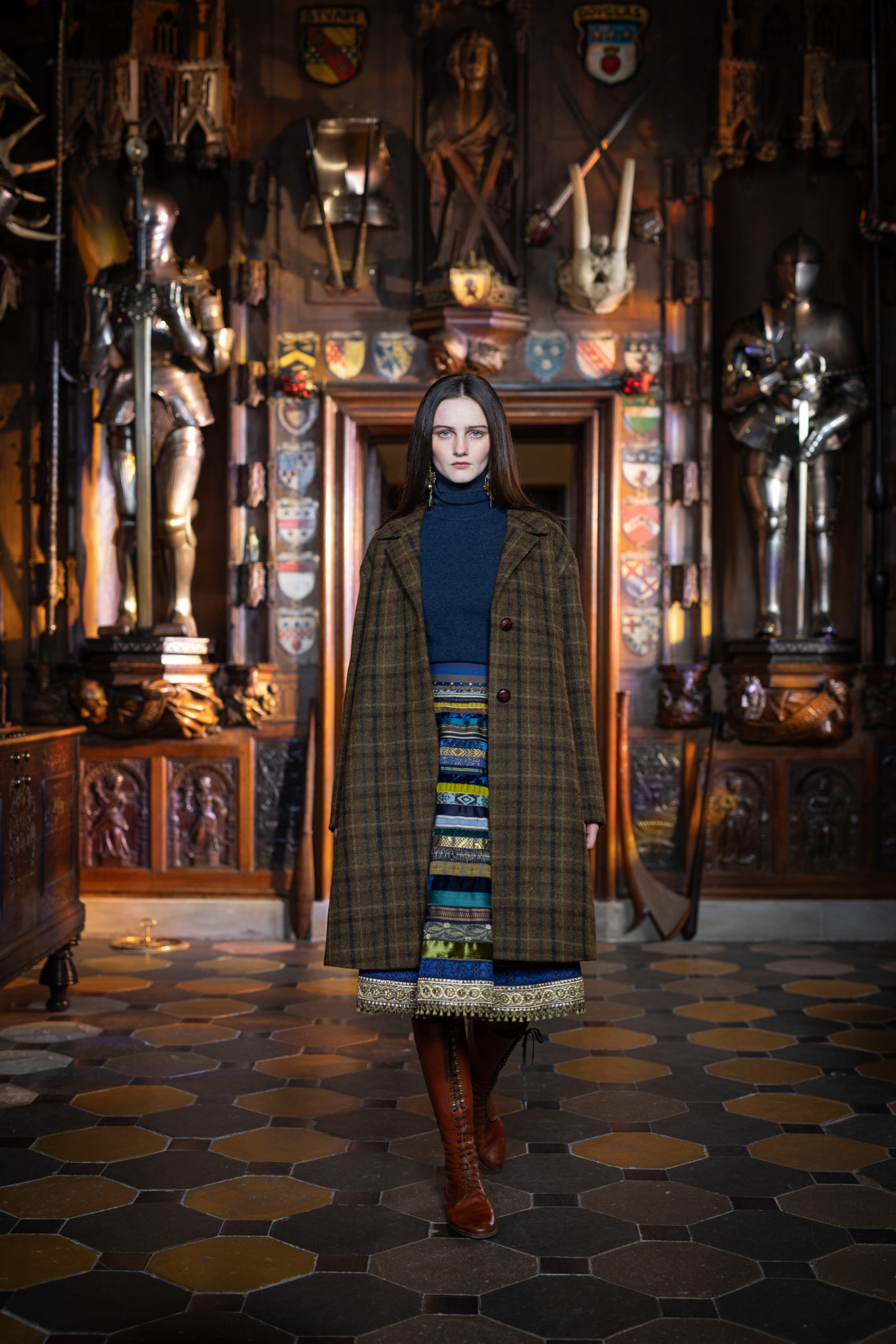 Woman wearing fashion by Lena Hoschek