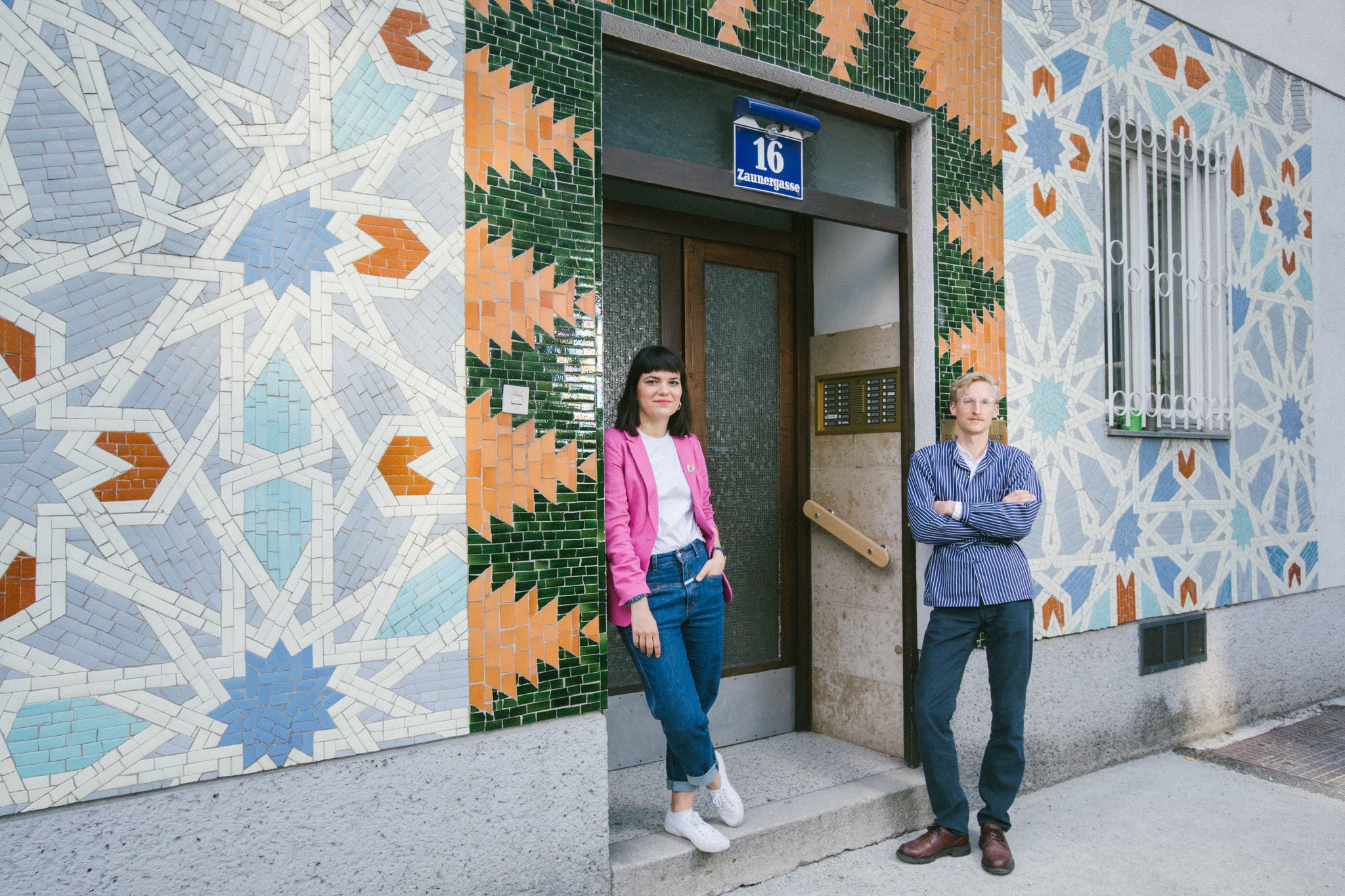 Gründer des Museum des Hinaufschauens: Magdalena Hiller und Gabriel Roland