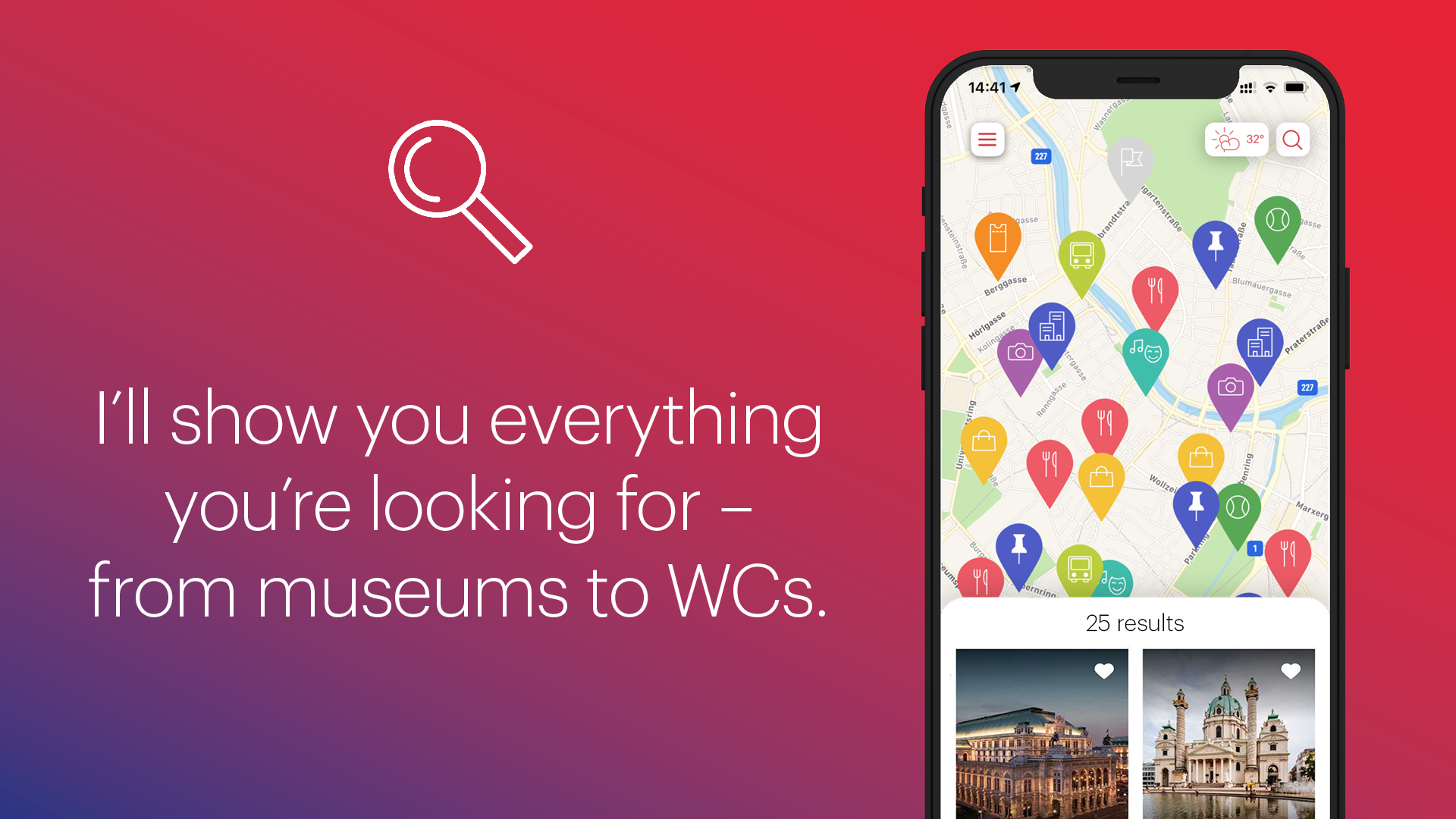 ivie City Guide App – Harta