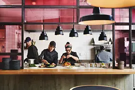 Cooks at work