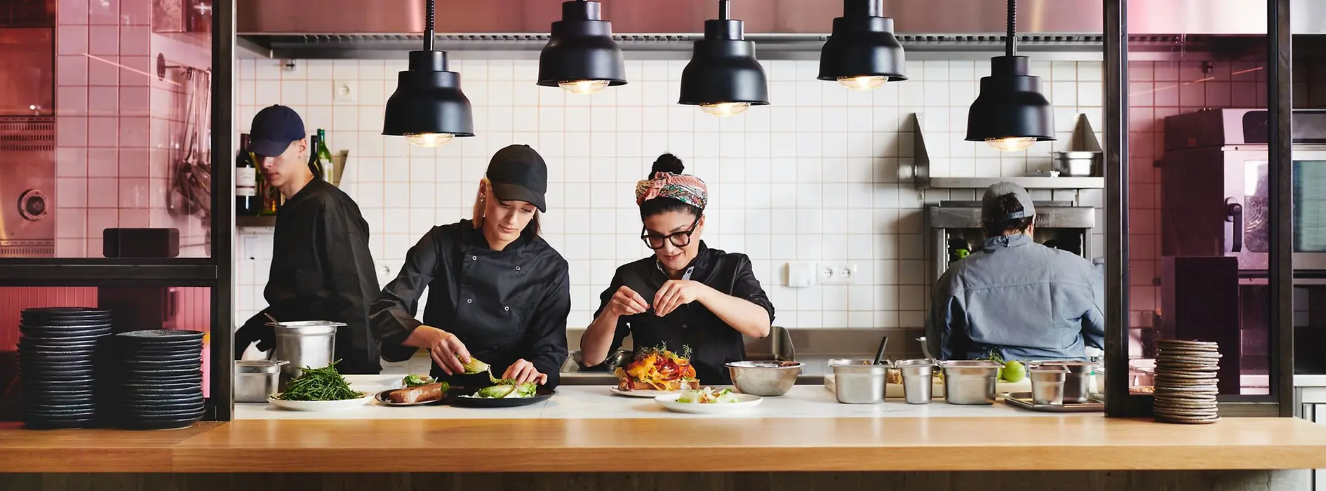 Cooks at work