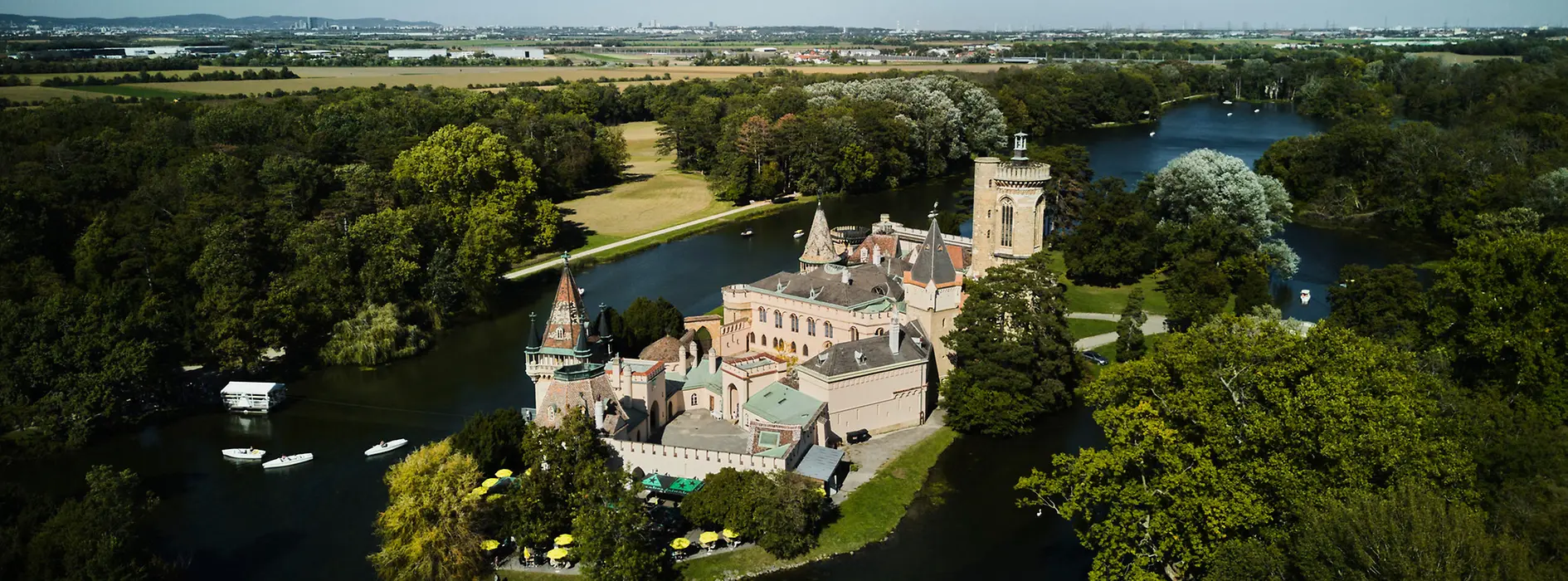 Aerial view Franzensburg