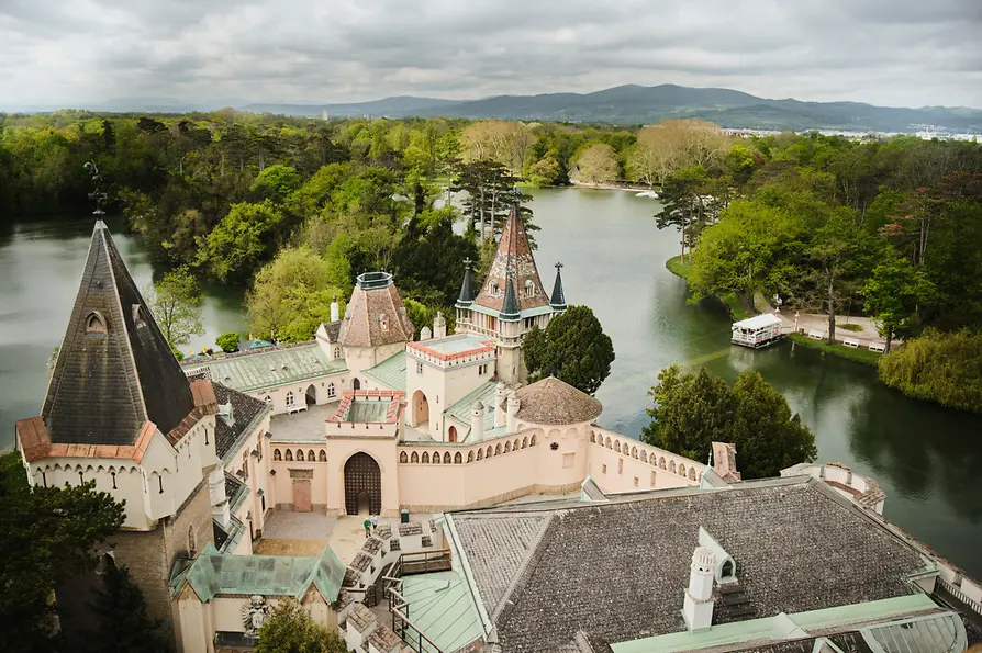 Aerial view Franzensburg
