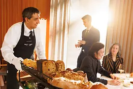 Bread trolley at the Steirereck restaurant