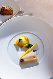 Char cooked in beeswax