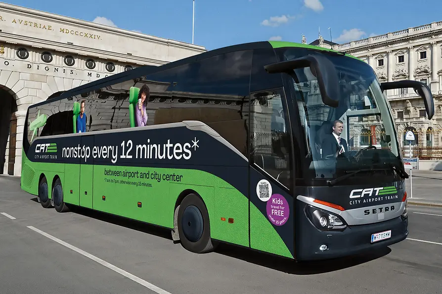 Coach (rail replacement service) of the City Airport Train