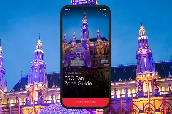 Promo teaser with text: ESC Fan Zone Guide
