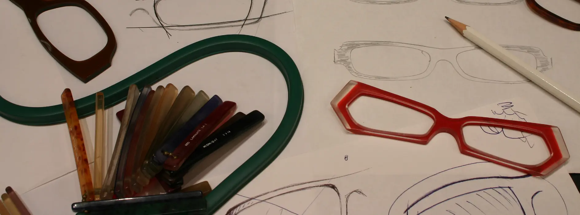 Croquis pour lunettes