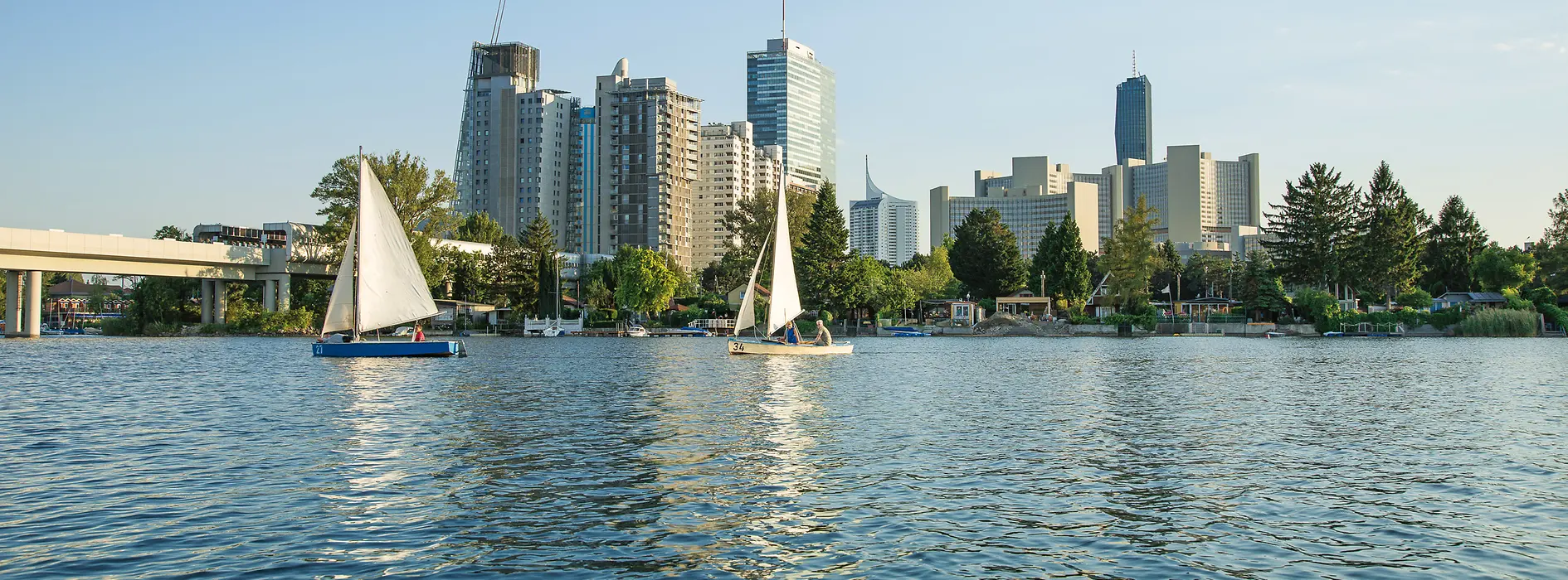 Sailboat on the Old Danube