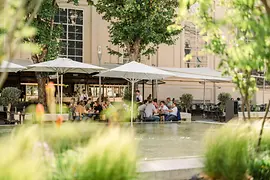 MuseumsQuartier, central courtyard