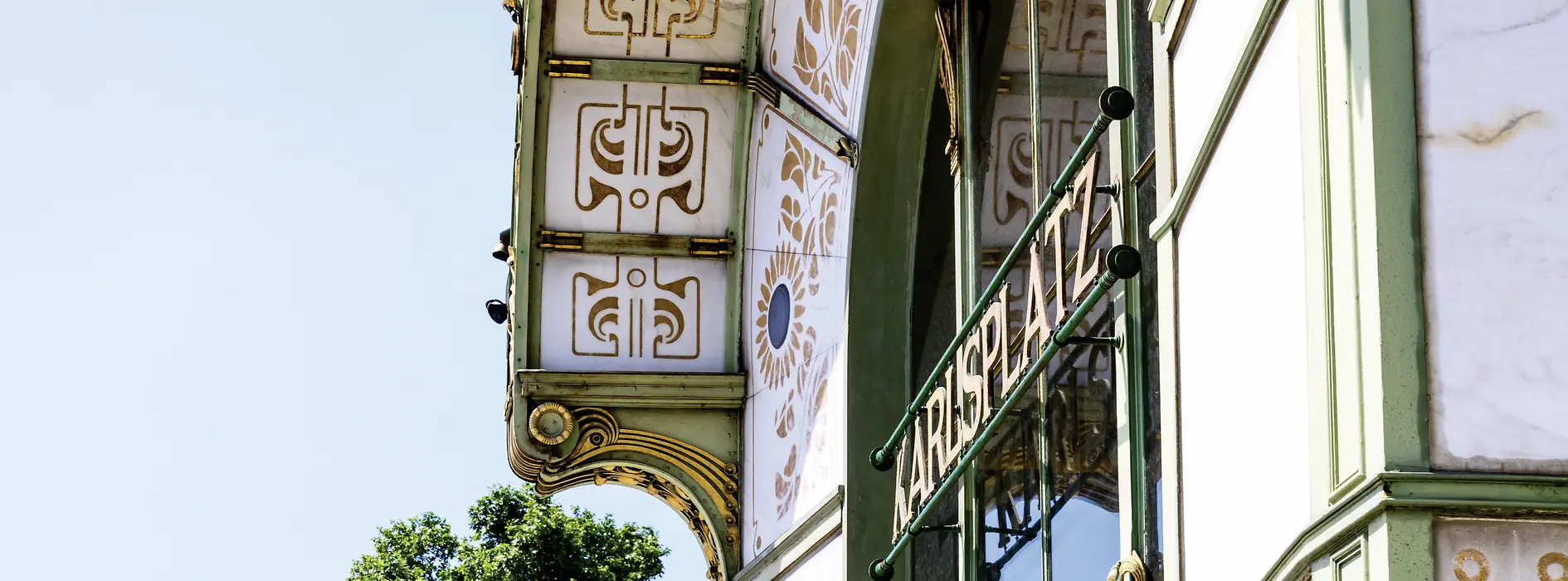Pabellón Otto Wagner en la Karlsplatz