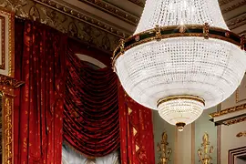 Albertina, vedere în detaliu a lustrei