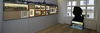 Exhibition room in the Mozarthaus 