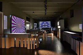 Interior shot of the Funeral Museum 