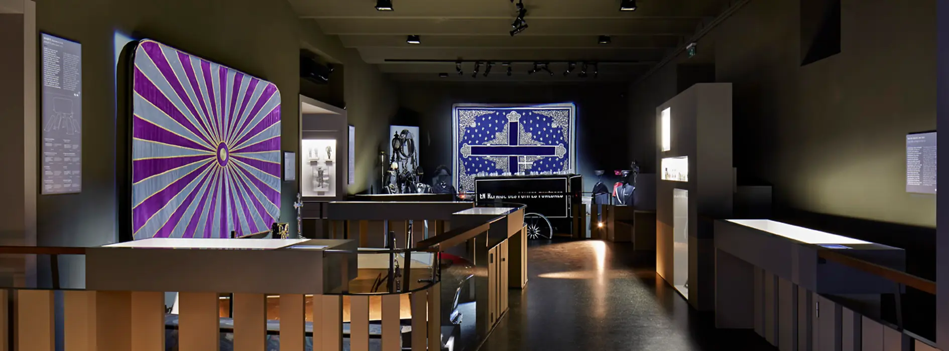Interior shot of the Funeral Museum 