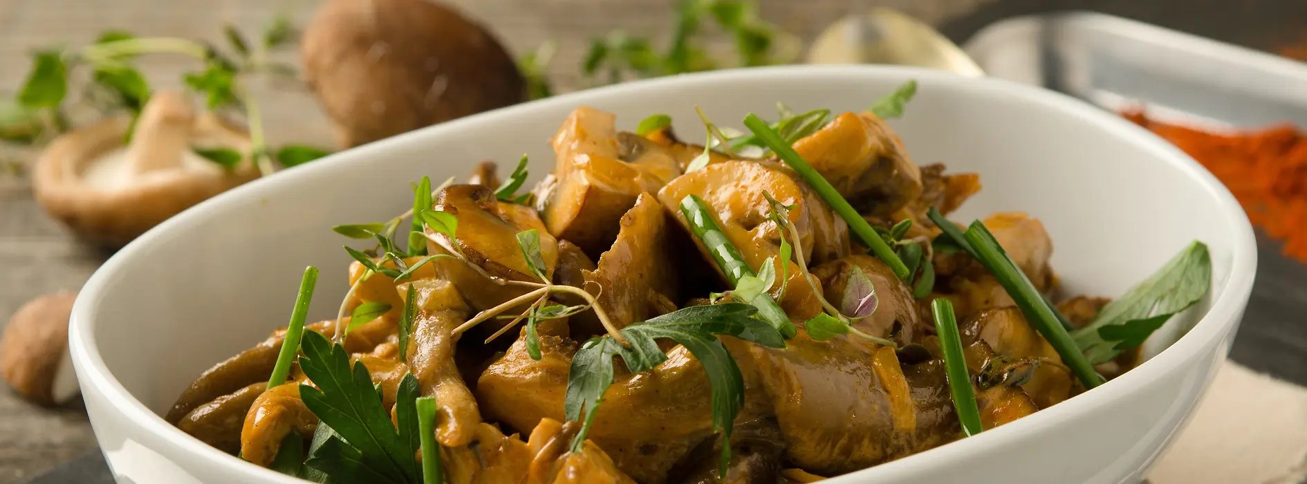 Bohemian mushroom goulash