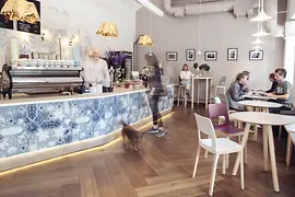 Interior of Café Balthasar