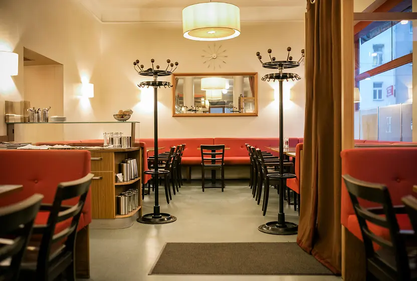 Caffè Engländer, interno