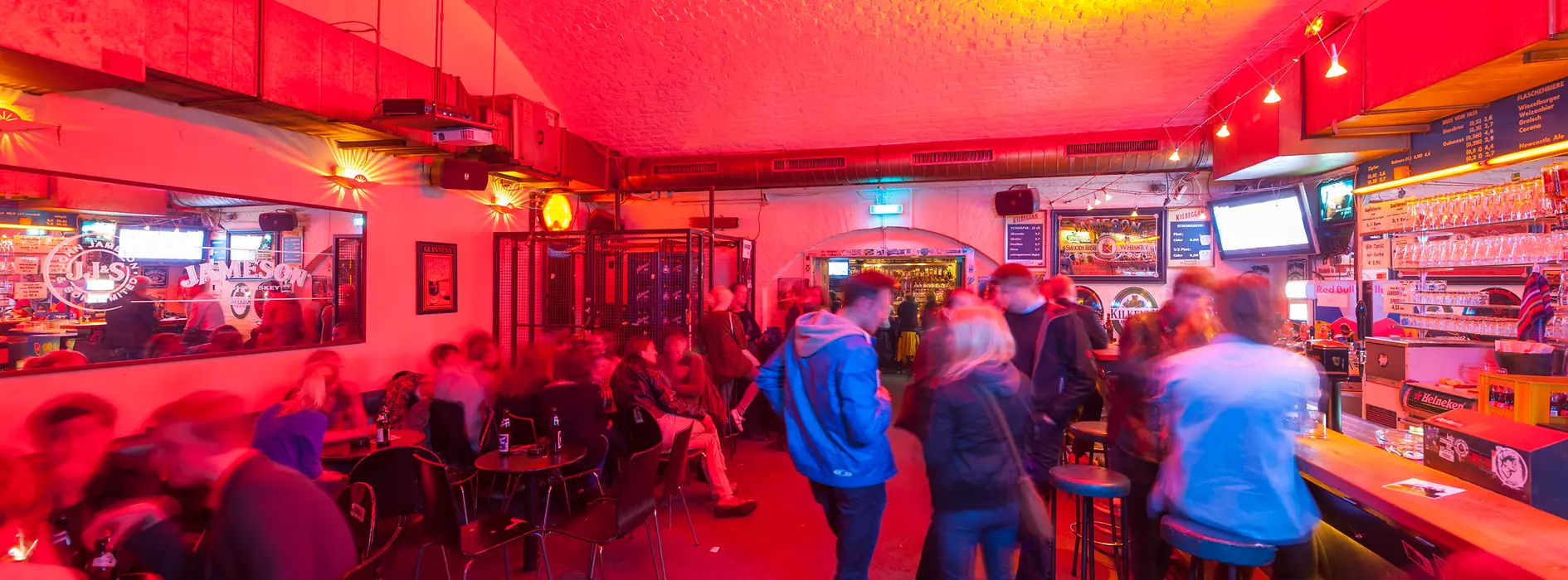 Chelsea, interior shot with guests 