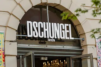 External view of the theater "Dschungel" 