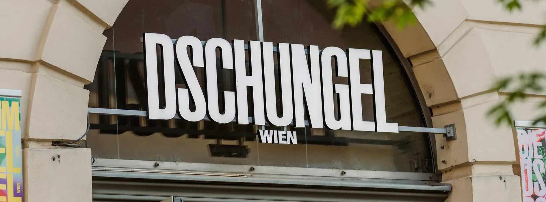 External view of the theater "Dschungel" 