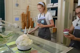 アイス・グライスラーの店内、アイスクリーム