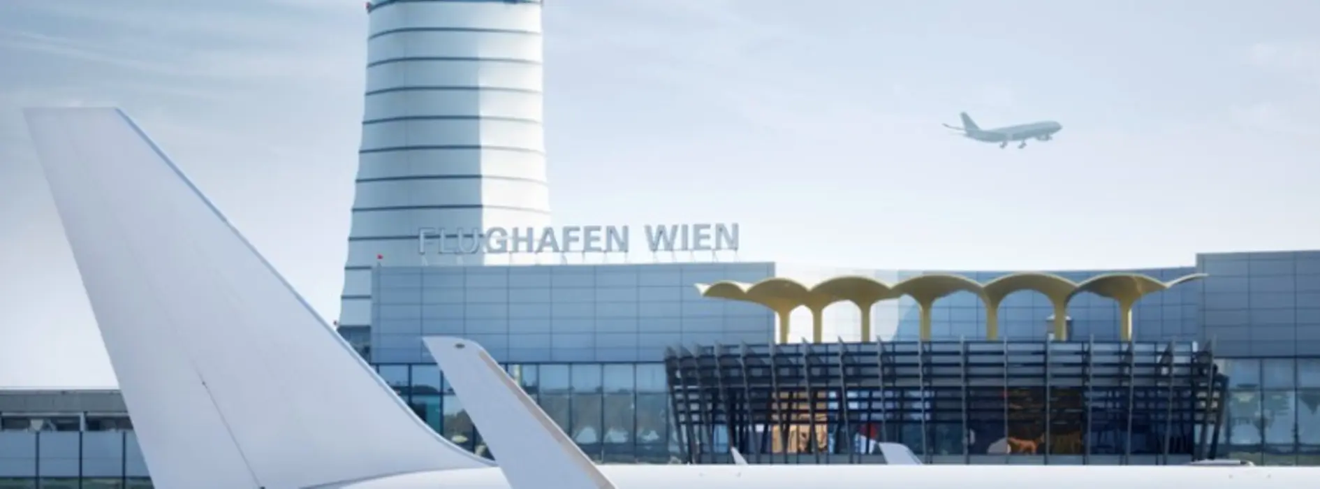 Vienna Airport with aircraft