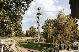 Uhr im Strandbad Gänsehäufel