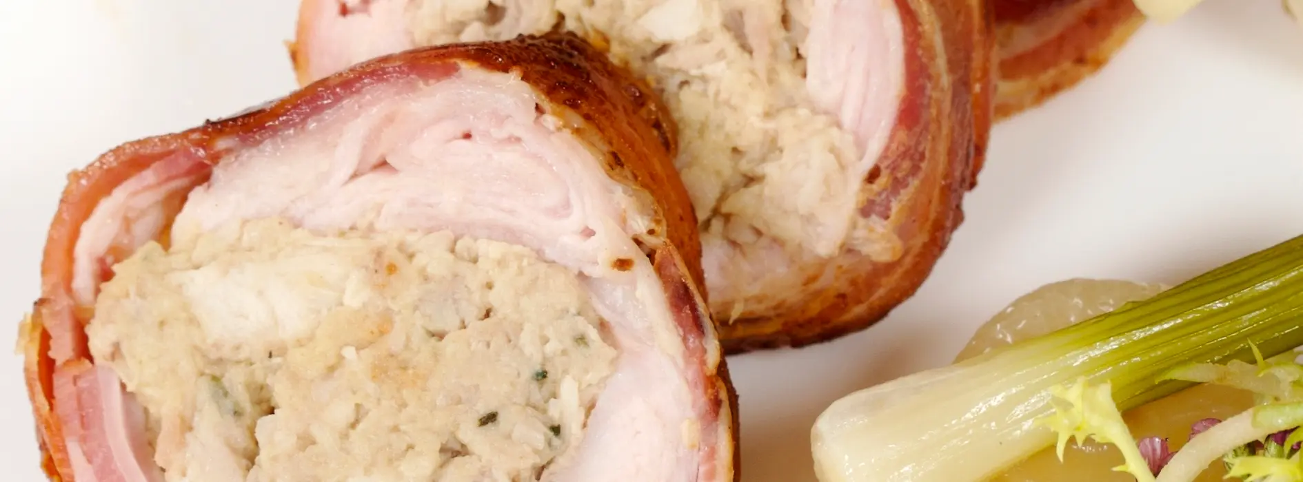 Stuffed breast of veal, Viennese style
