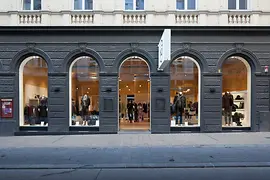 Exterior view of a shop