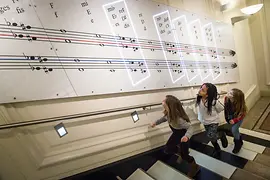 House of Music, children at the "stairplay"