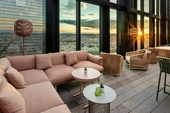 Dachterrasse im Hotel Melia
