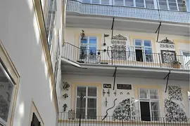 Inner courtyard in Vienna city center 