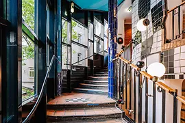 Kunst Haus Wien, cage d'escalier