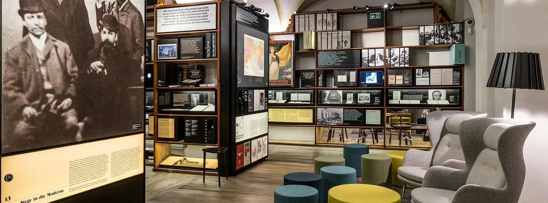 Blick in das Literaturmuseum
