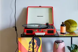 Record Player hotel room at Max Brown 7th District