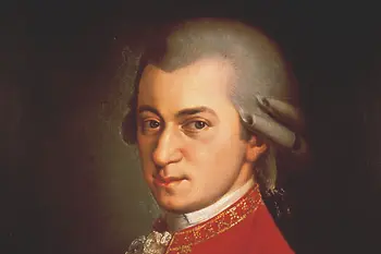 W. A. Mozart, portret autorstwa Barbary Krafft