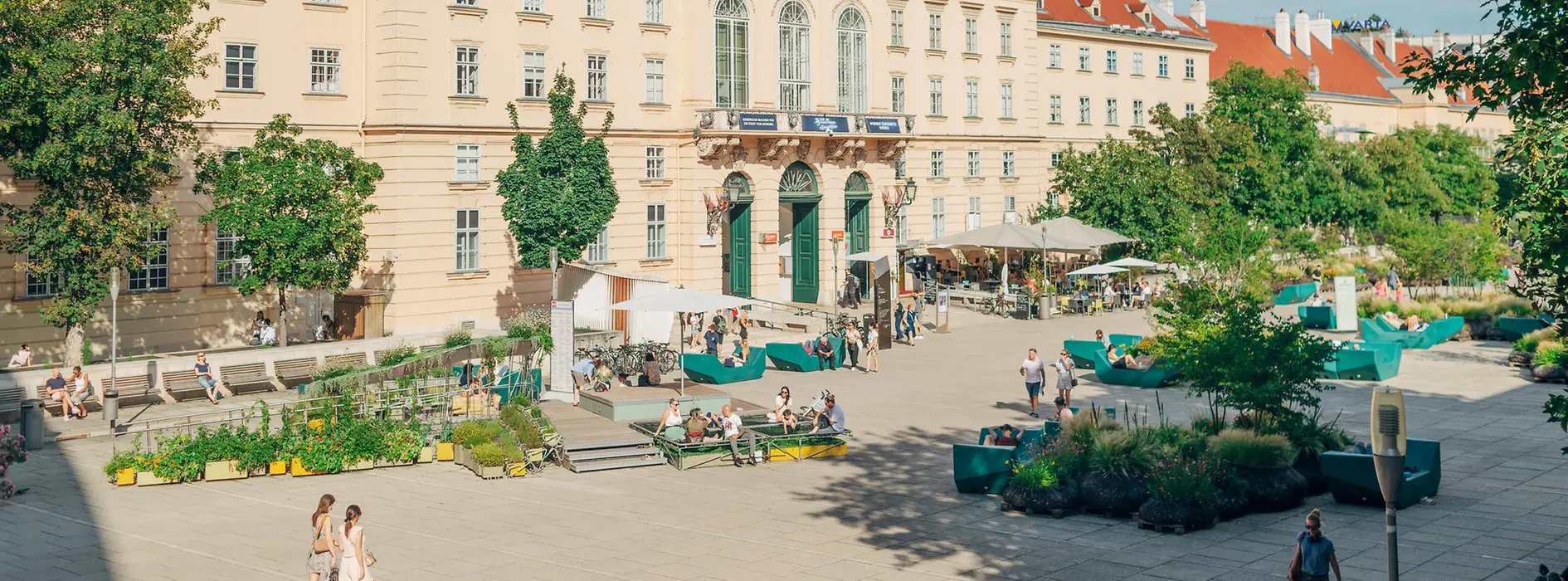 Museums Quartier, cour intérieure 