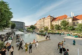 Museums Quartier, cour intérieure