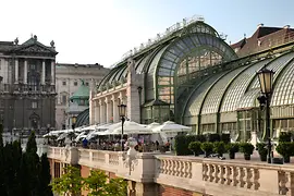 Pálmaház a Hofburg kertjében, étterem 