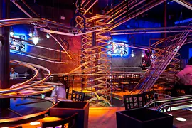 Rollercoasters in the Rollercoaster Restaurant Vienna