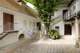 Beethoven Múzeum, belső udvar