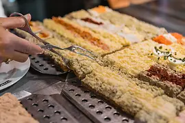 Panecillo untado