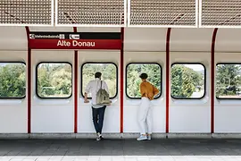 Subway Station „Alte Donau“ (Old Danube)