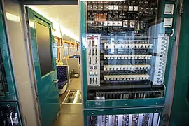 Technique dans une rame de métro