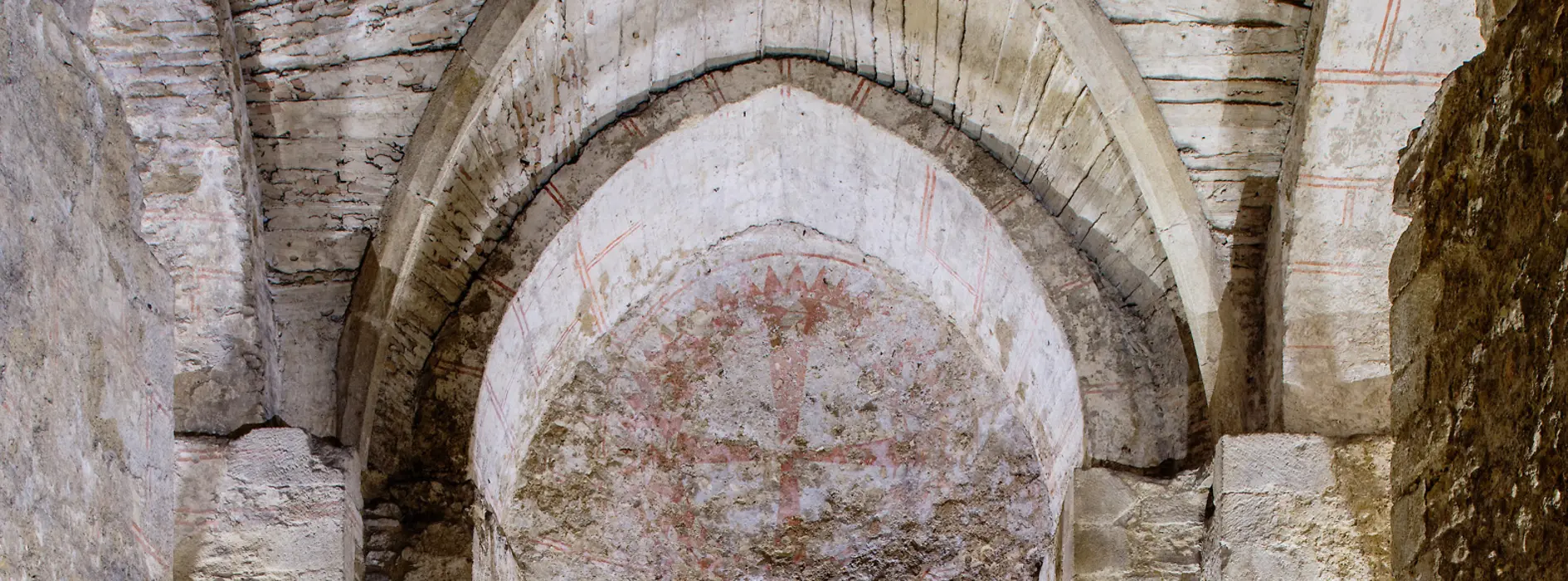 View of the main niche of St. Vergilius Chapel