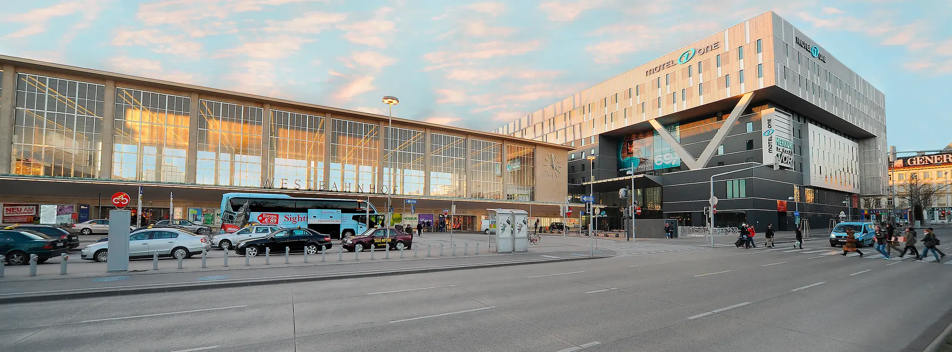 Exterior view of Westbahnhof