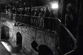 Group of visitors in Vienna's sewer system